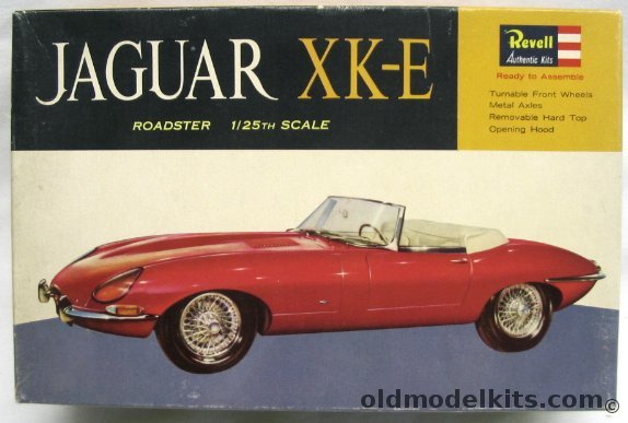 Revell 1/25 Jaguar XK-E Roadster - With Removable Hardtop and Boot, H1280-198 plastic model kit